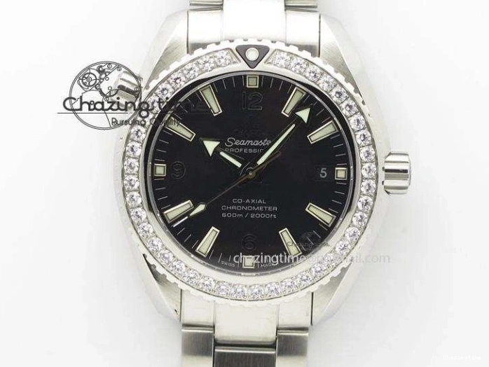 0405 UrbanChic Speedmaster Racing Master SS HKF Best Edition Blue Black Dial on SS Bracelet A 7808